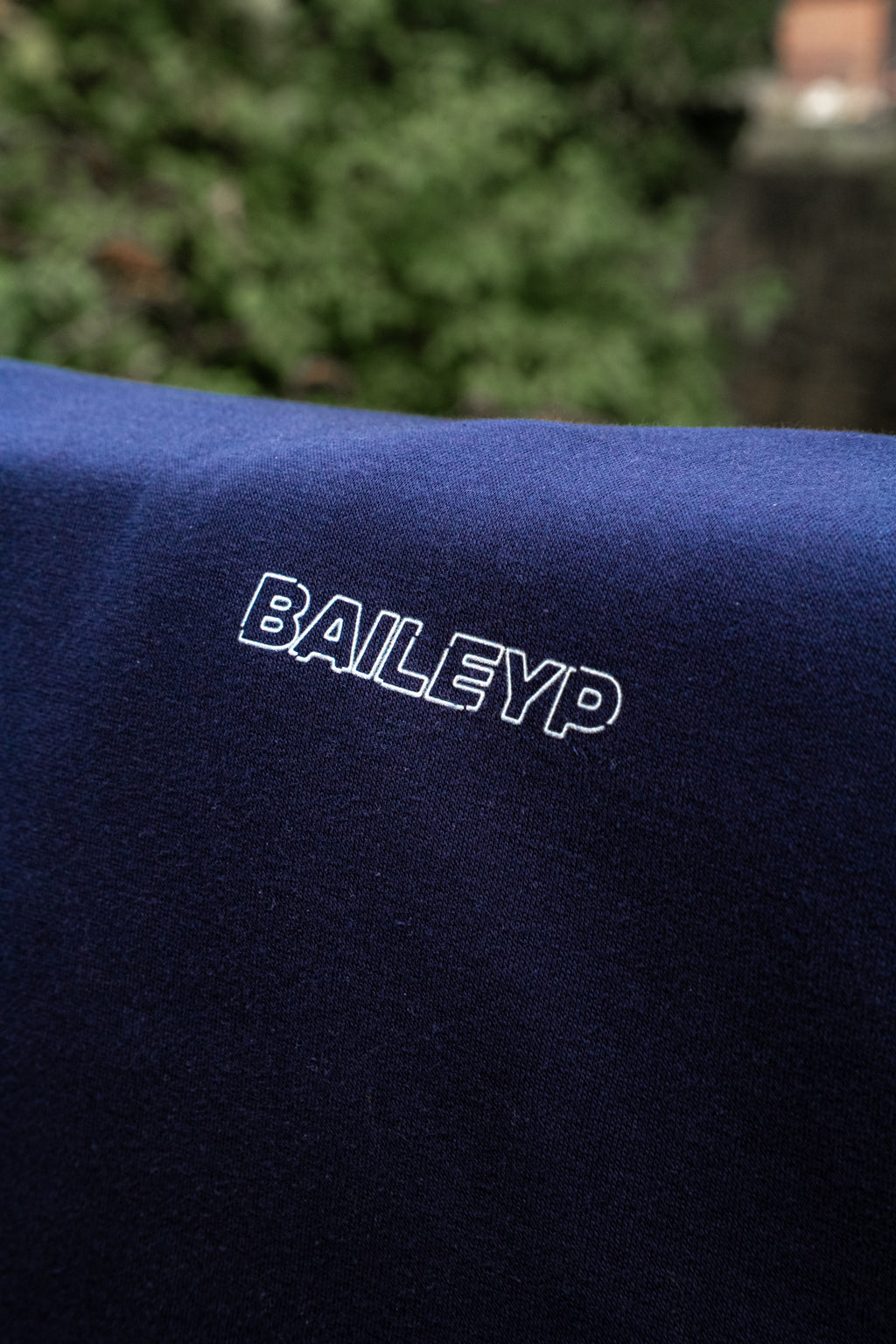 The Blue/Black Classic BAILEY P Hoodie
